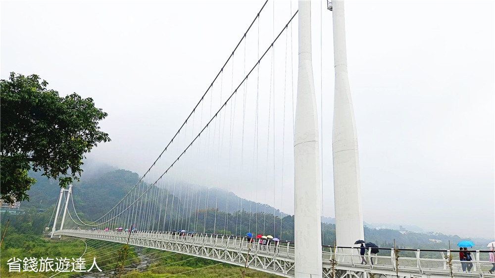 桃園新景點｜大溪中庄吊橋,全台最長懸索式吊橋