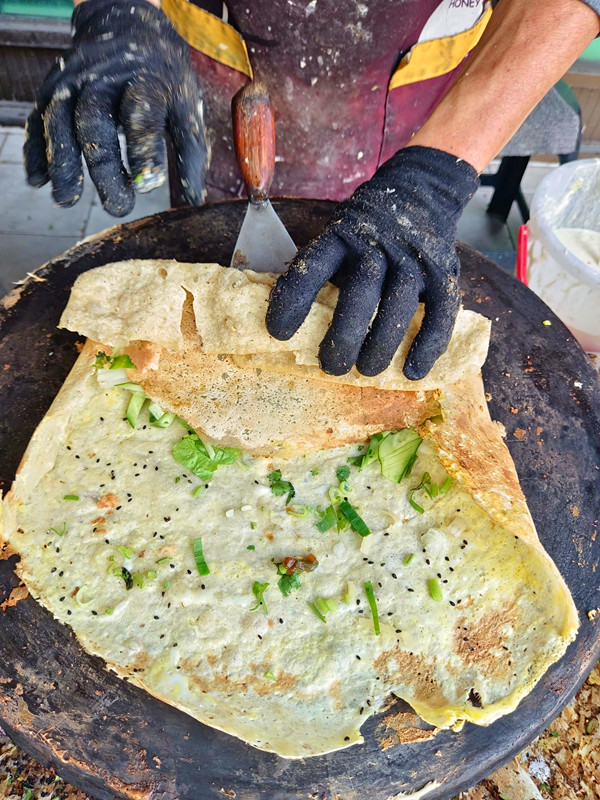 台中水湳市場美食｜西安涼皮雜糧煎餅,$70起就能吃到的美味點心