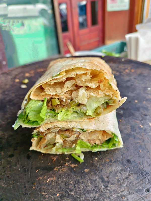 台中水湳市場美食｜西安涼皮雜糧煎餅,$70起就能吃到的美味點心