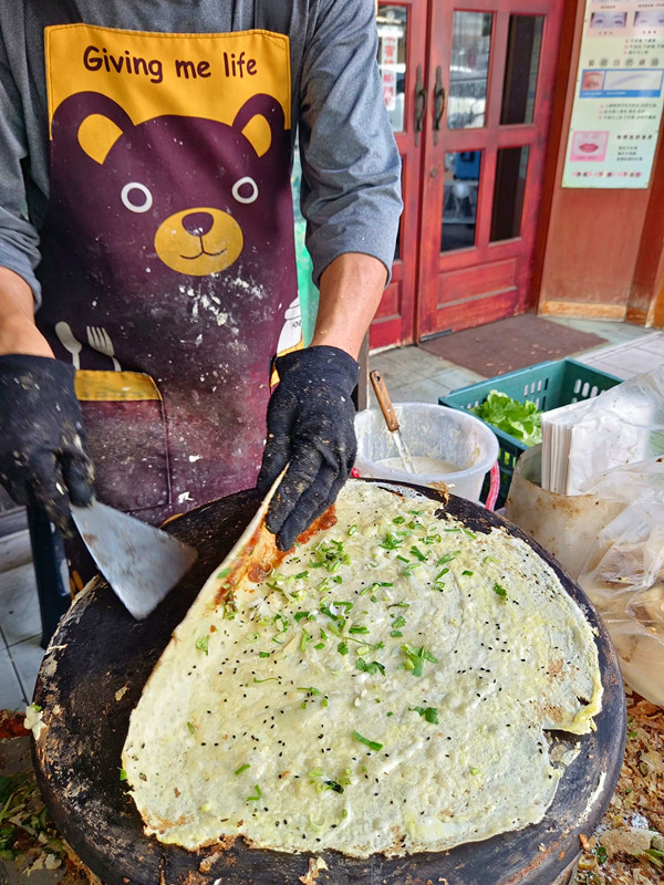 台中水湳市場美食｜西安涼皮雜糧煎餅,$70起就能吃到的美味點心
